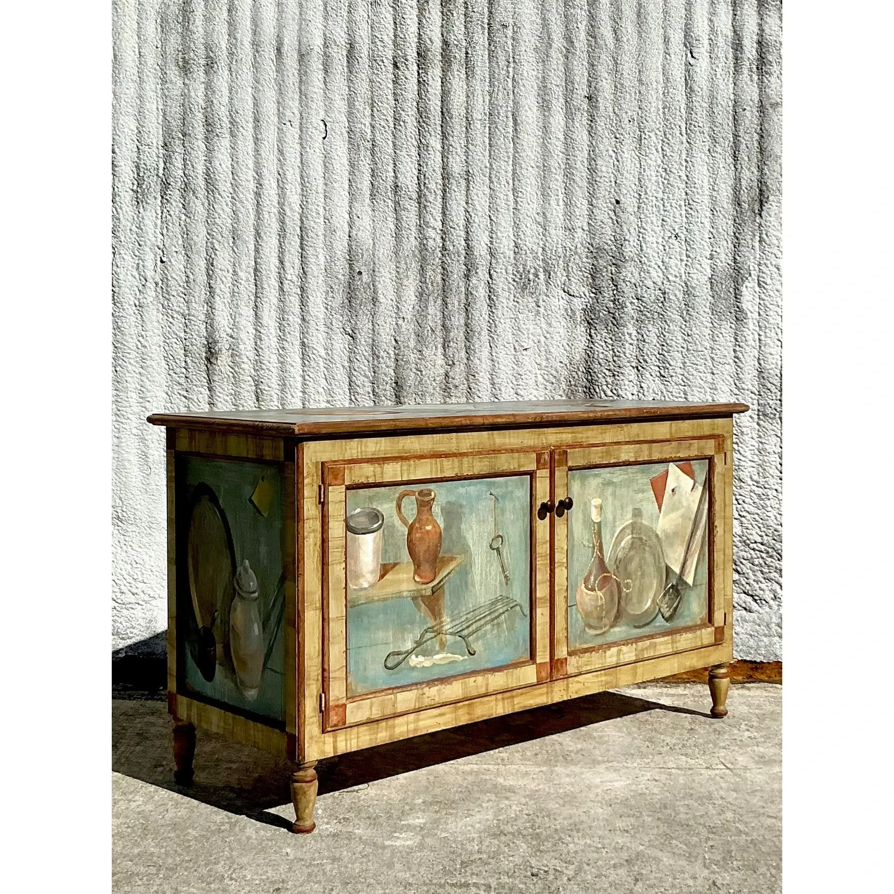 Vintage Regency Hand Painted Cabinet — additional photo 4