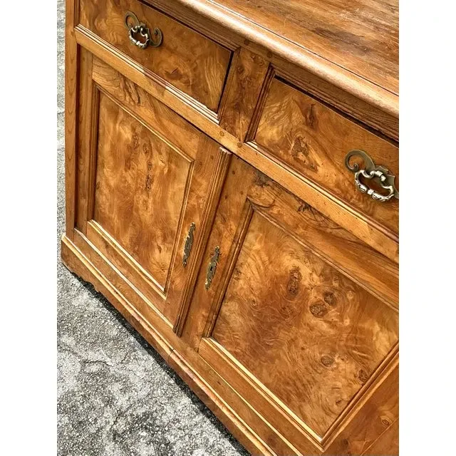 Vintage Boho 19th Century Burl Sideboard — additional photo 6