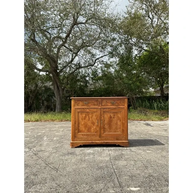 Vintage Boho 19th Century Burl Sideboard — additional photo 7