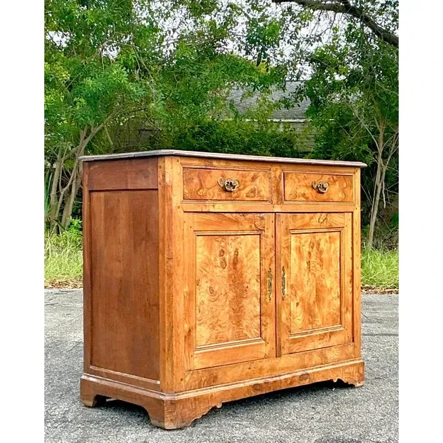 Vintage Boho 19th Century Burl Sideboard — additional photo 8