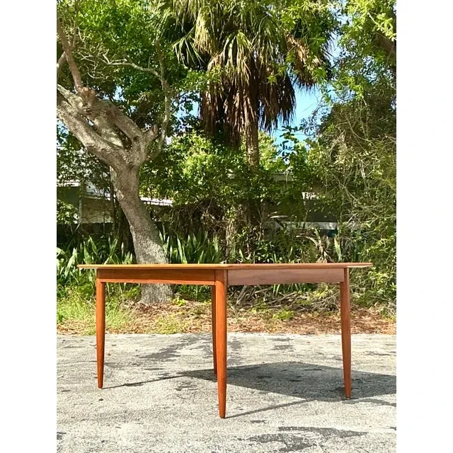 Vintage Mid-Century Modern Extendable Dining Table — additional photo 3
