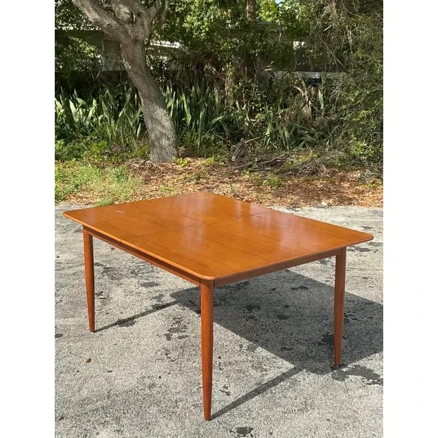 Vintage Mid-Century Modern Extendable Dining Table — additional photo 4