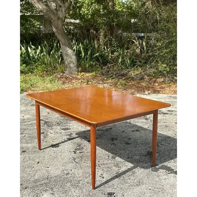 Vintage Mid-Century Modern Extendable Dining Table — additional photo 7