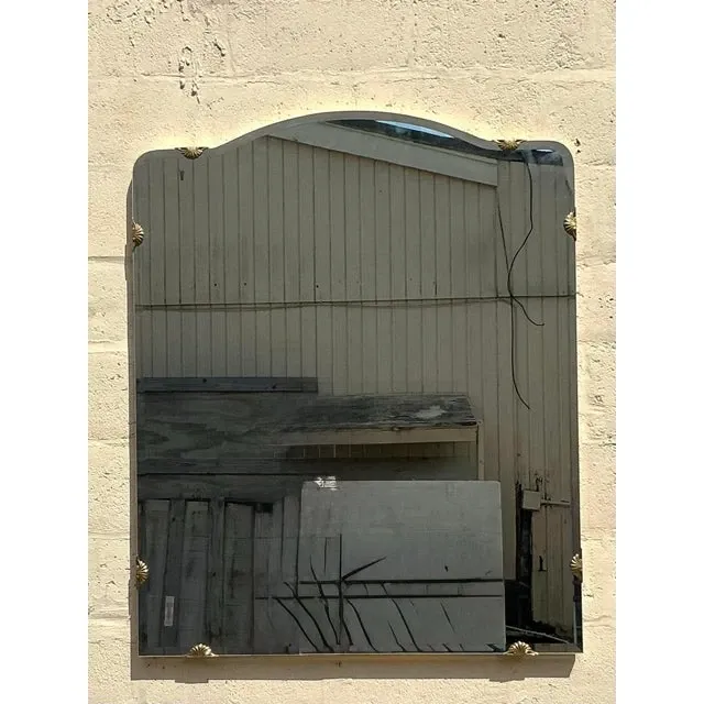 Vintage Regency Monumental Beveled Shield Mirror — additional photo 5