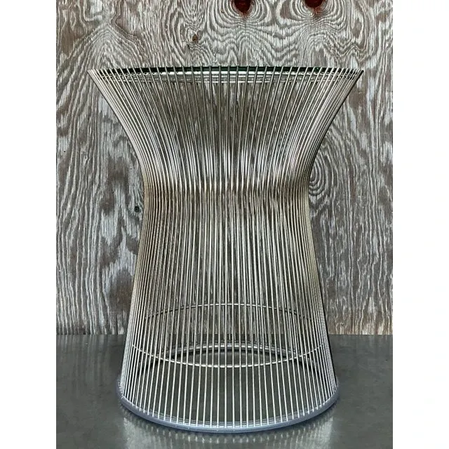 Vintage Chrome Side Table After Platner — additional photo 4