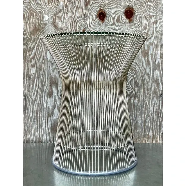 Vintage Chrome Side Table After Platner — additional photo 5