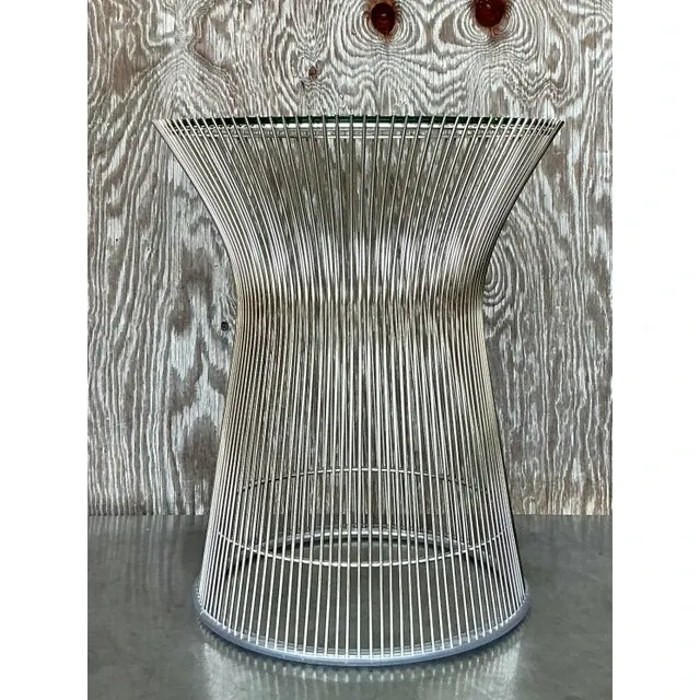 Vintage Chrome Side Table After Platner — additional photo 6