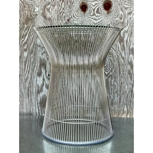 Vintage Chrome Side Table After Platner — additional photo 7