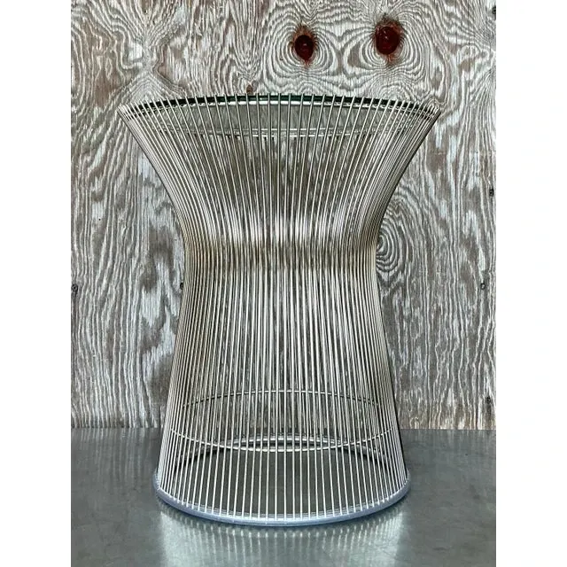 Vintage Chrome Side Table After Platner — additional photo 8