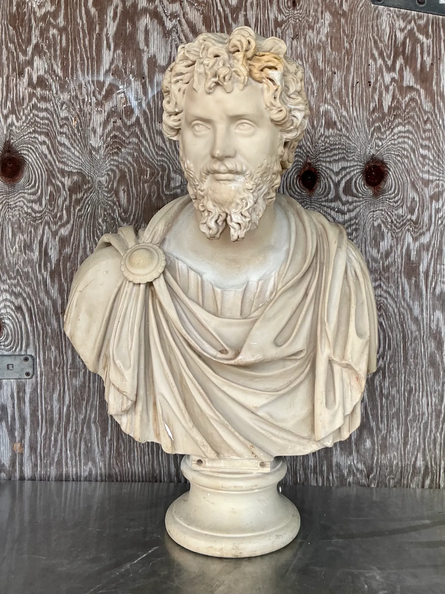 Vintage Grand Tour Resin Bust Of Man — additional photo 1
