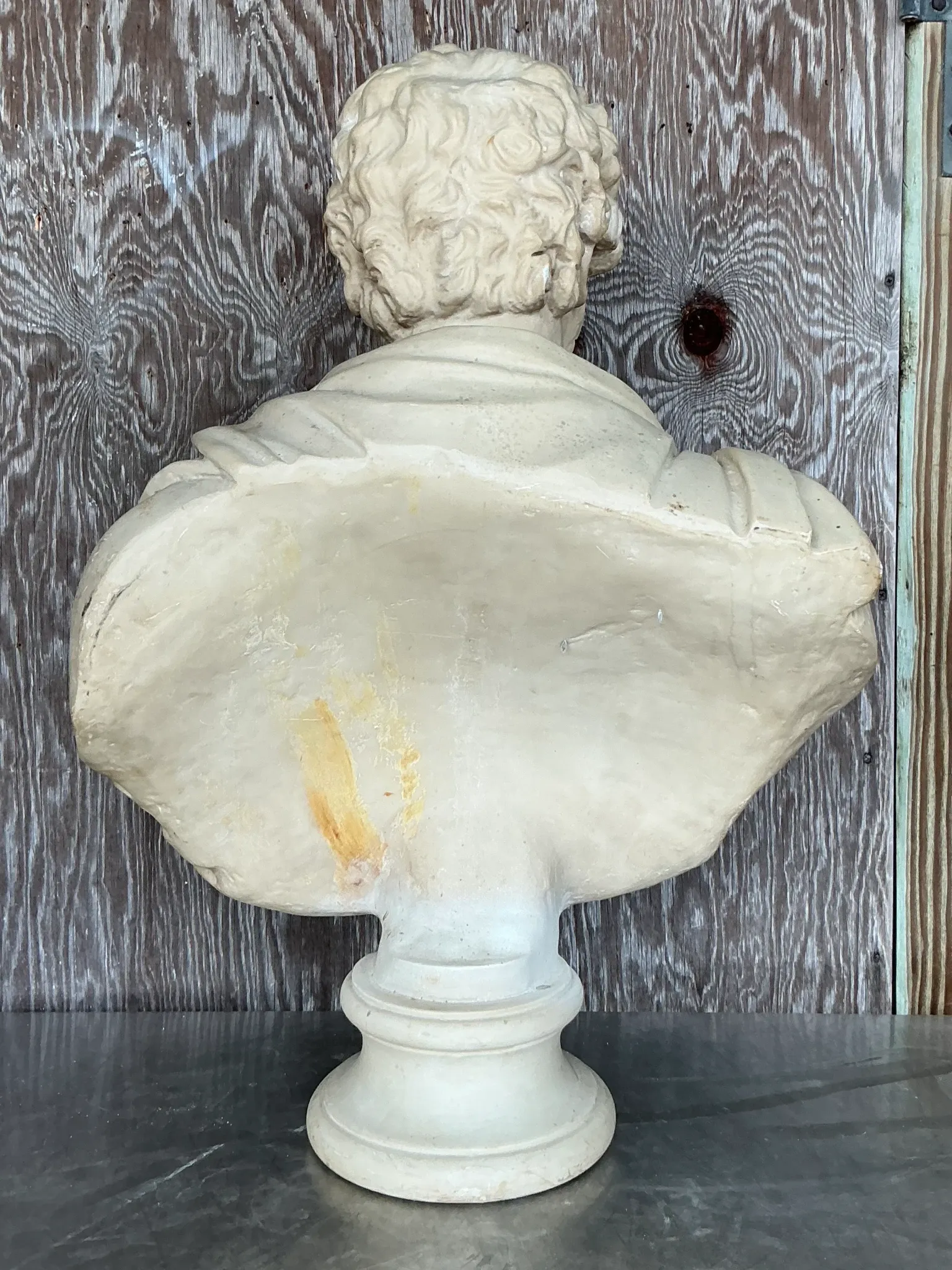 Vintage Grand Tour Resin Bust Of Man — additional photo 5