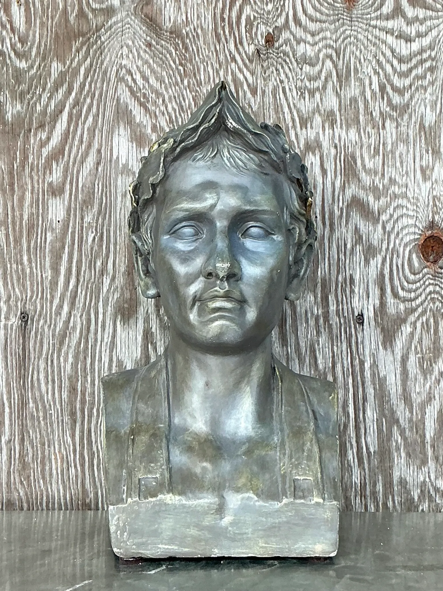 Vintage Boho Plaster Bust Of Napoleon — additional photo 1