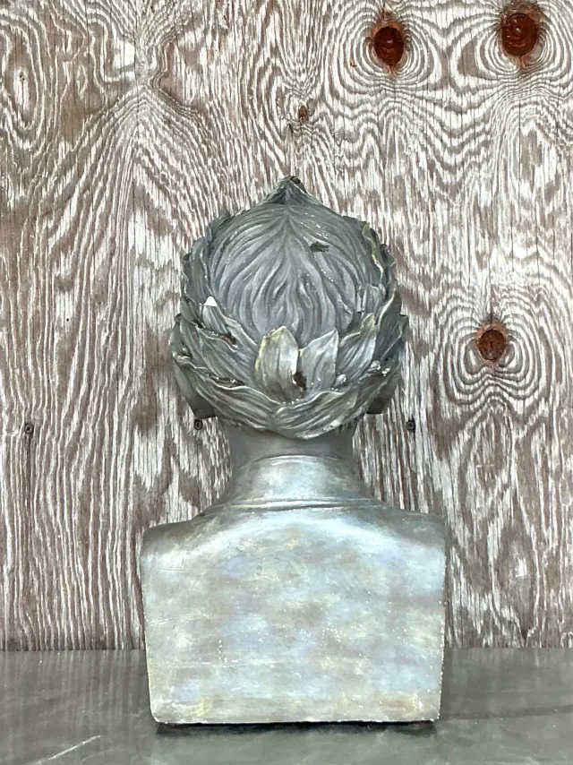 Vintage Boho Plaster Bust Of Napoleon — additional photo 6