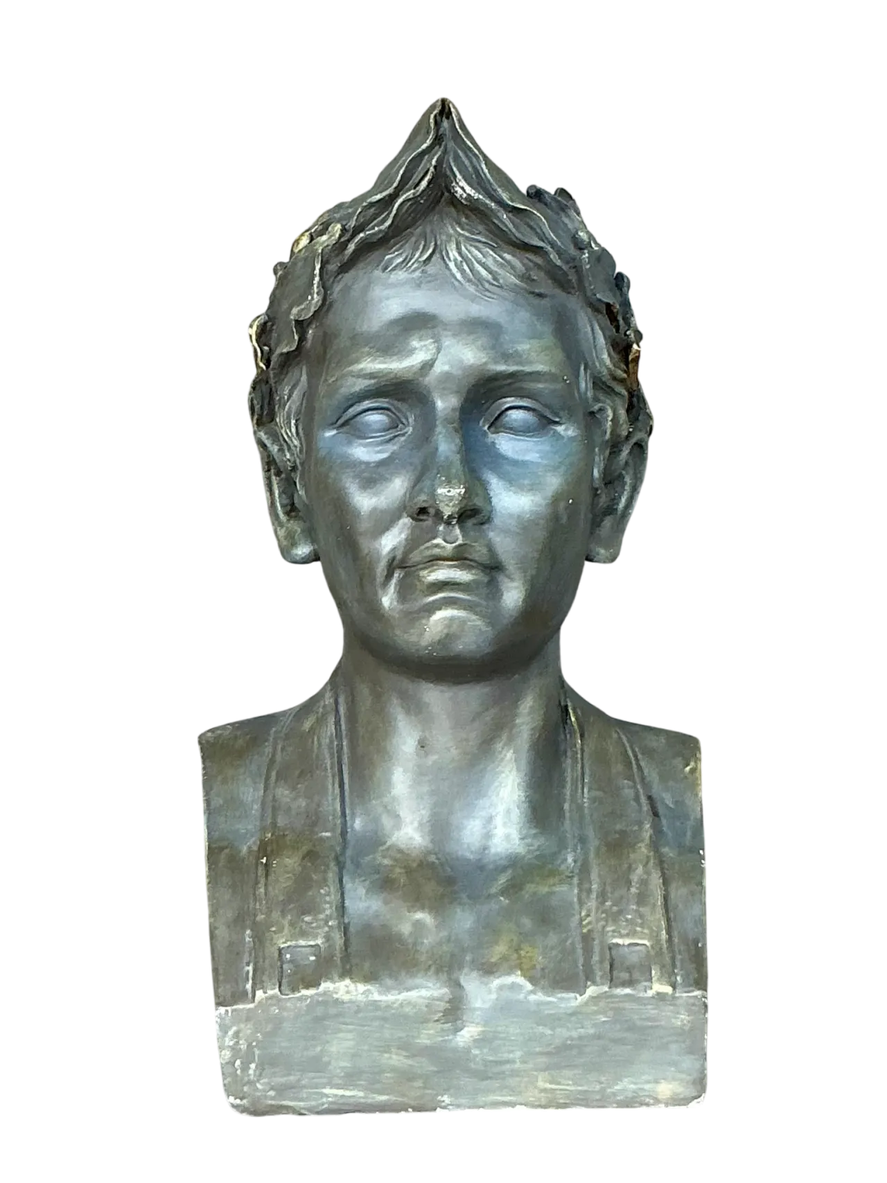 Vintage Boho Plaster Bust Of Napoleon