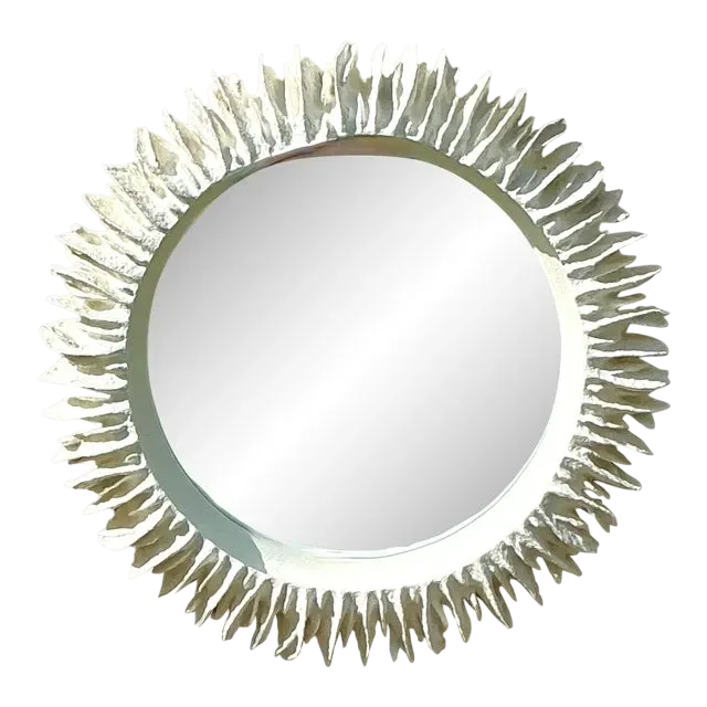 Vintage Boho Made Goods “Serrat” Faux Coral Mirror