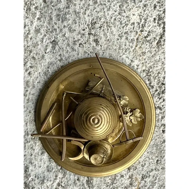 Vintage Boho Brass Honey Pot — additional photo 4