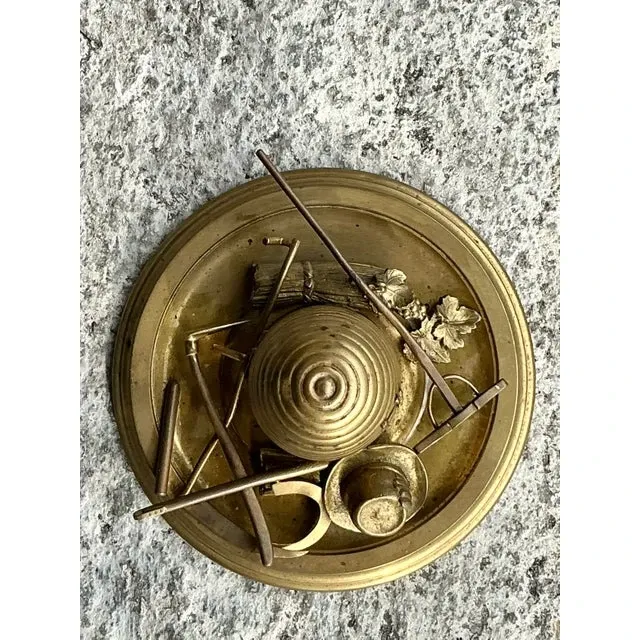 Vintage Boho Brass Honey Pot — additional photo 3