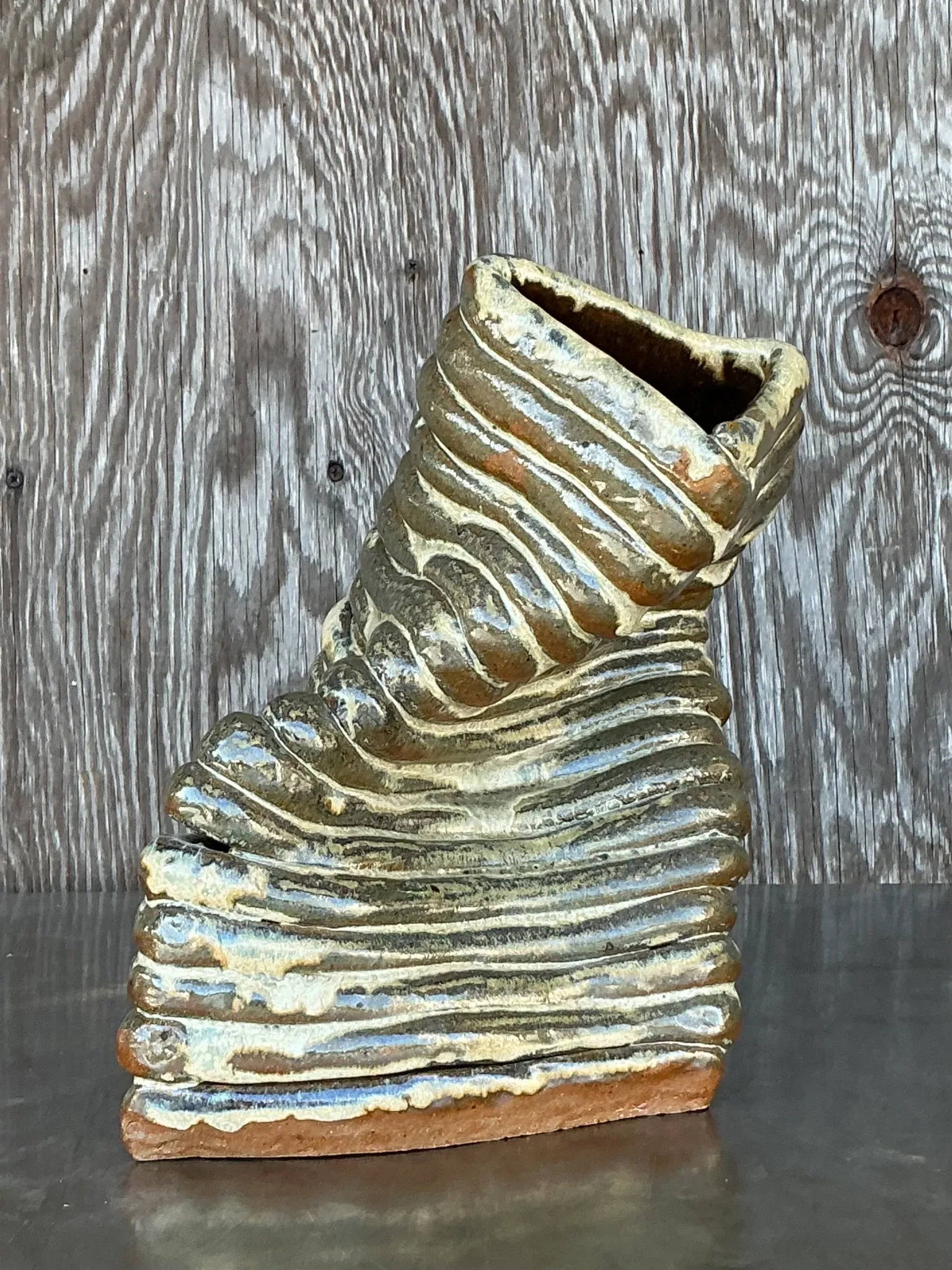 Vintage Boho Original Coil Vase — additional photo 5