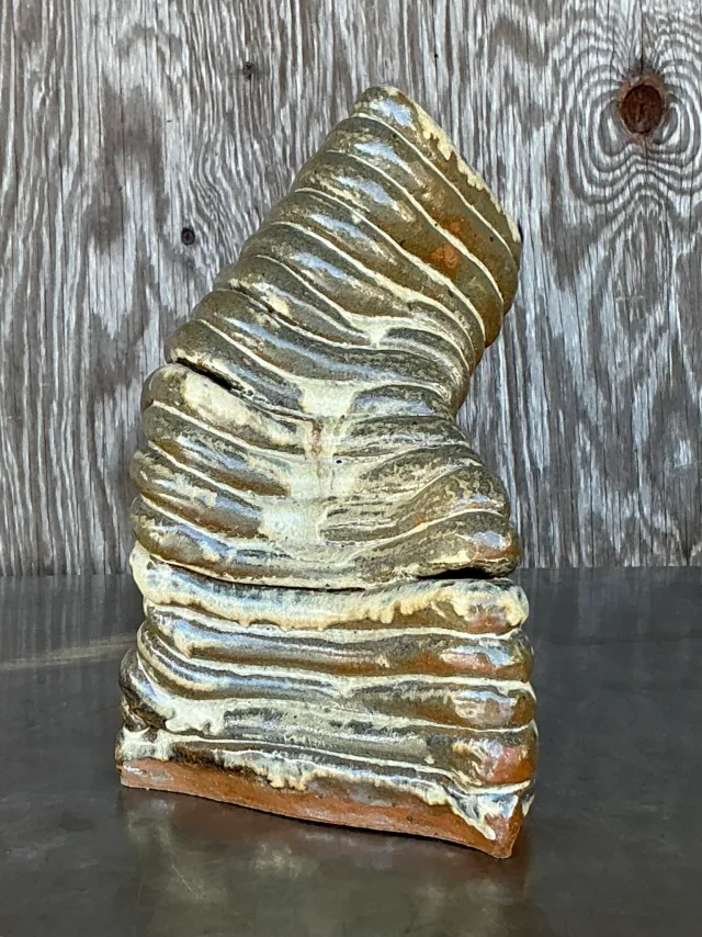 Vintage Boho Original Coil Vase — additional photo 3