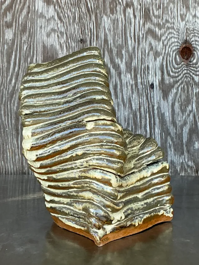 Vintage Boho Original Coil Vase — additional photo 4