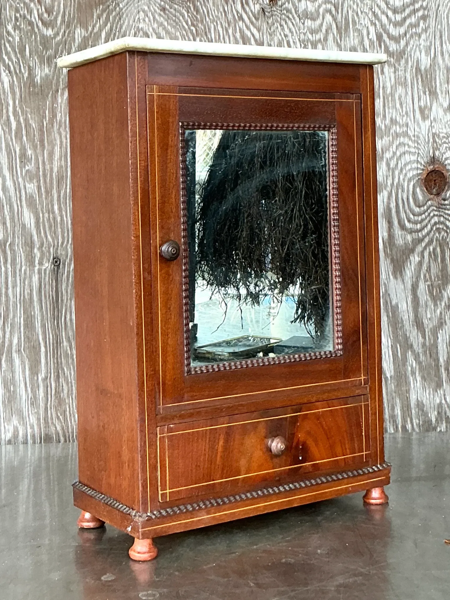 Vintage Petite Cabinet with Inset Mirror  — additional photo 3