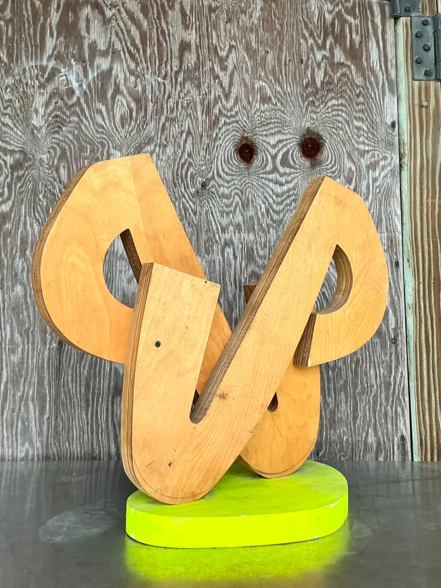 Vintage Boho Original Abstract Sculpture — additional photo 4