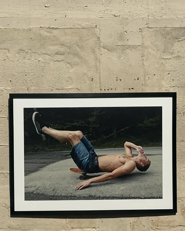 Vintage Boho Original Photograph of Skateboarder — additional photo 3