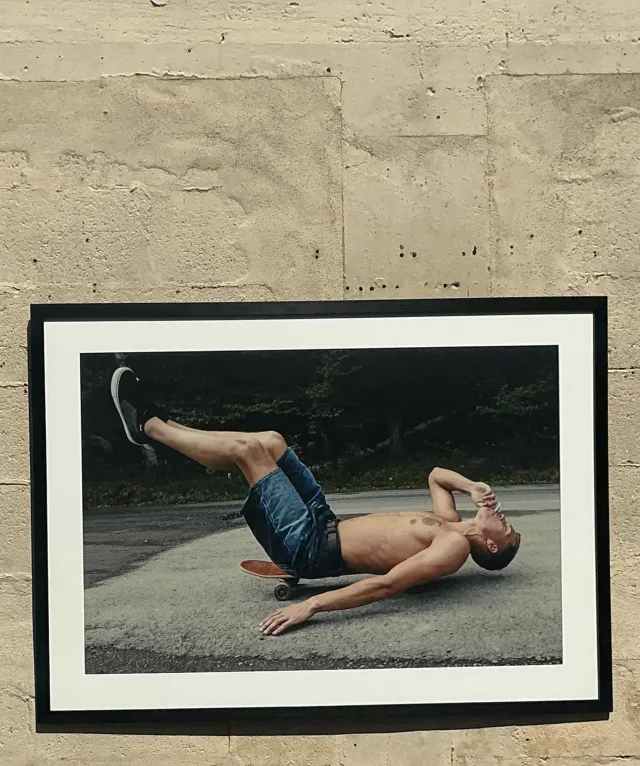 Vintage Boho Original Photograph of Skateboarder — additional photo 4