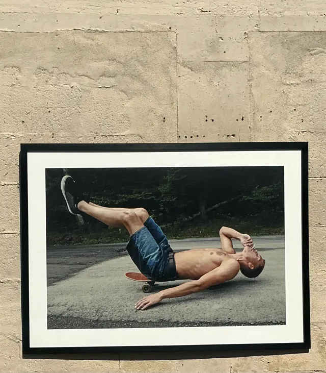 Vintage Boho Original Photograph of Skateboarder — additional photo 5