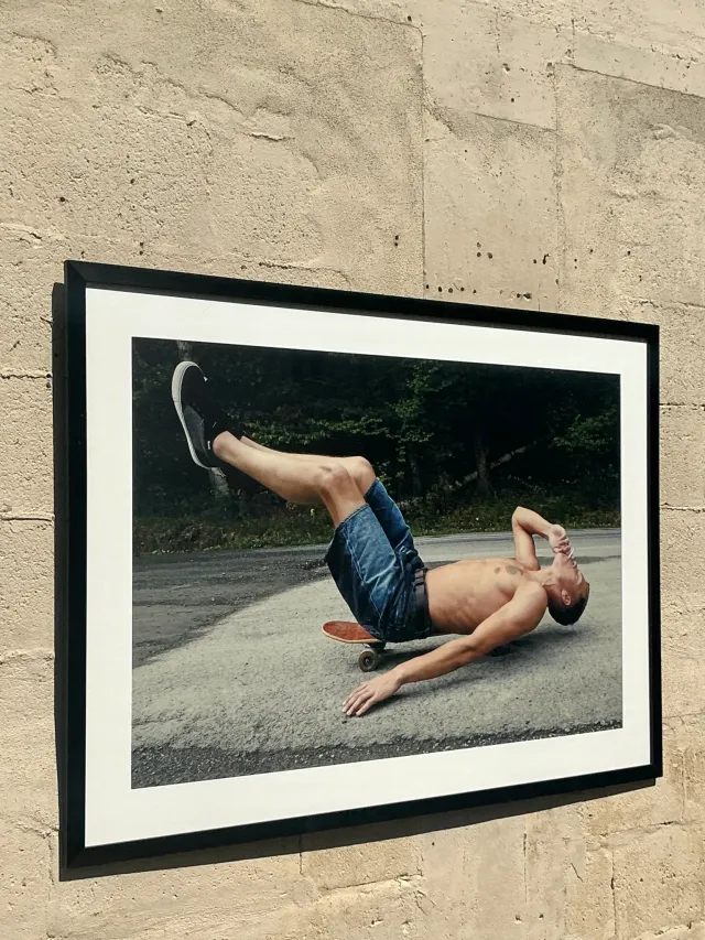 Vintage Boho Original Photograph of Skateboarder — additional photo 6