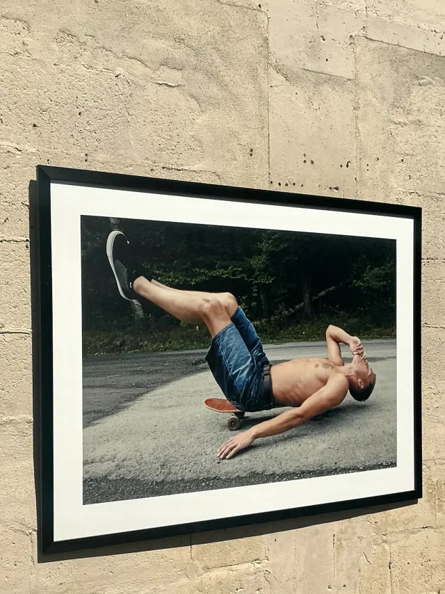 Vintage Boho Original Photograph of Skateboarder — additional photo 7