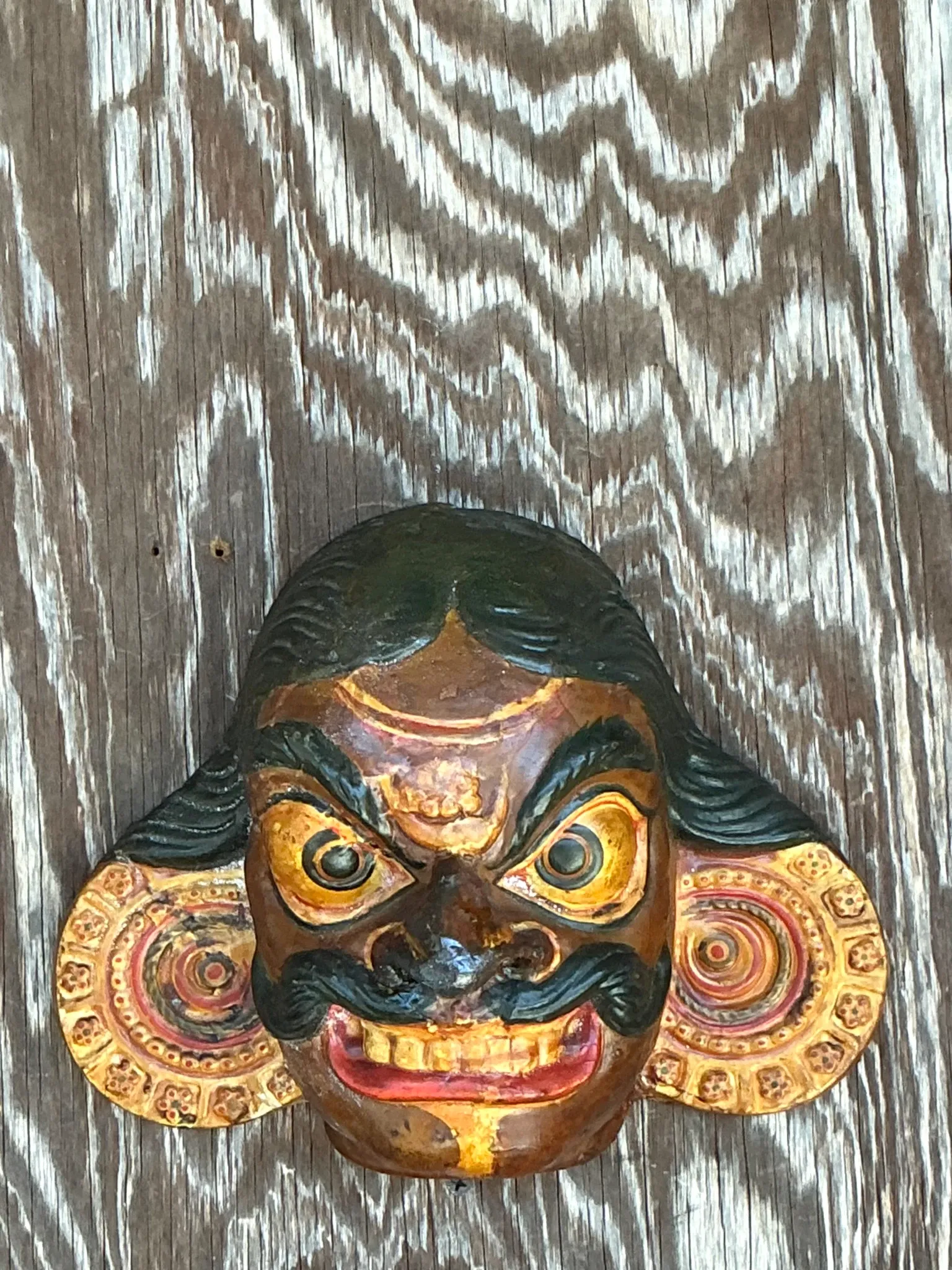 Vintage Boho Tribal Mask — additional photo 2