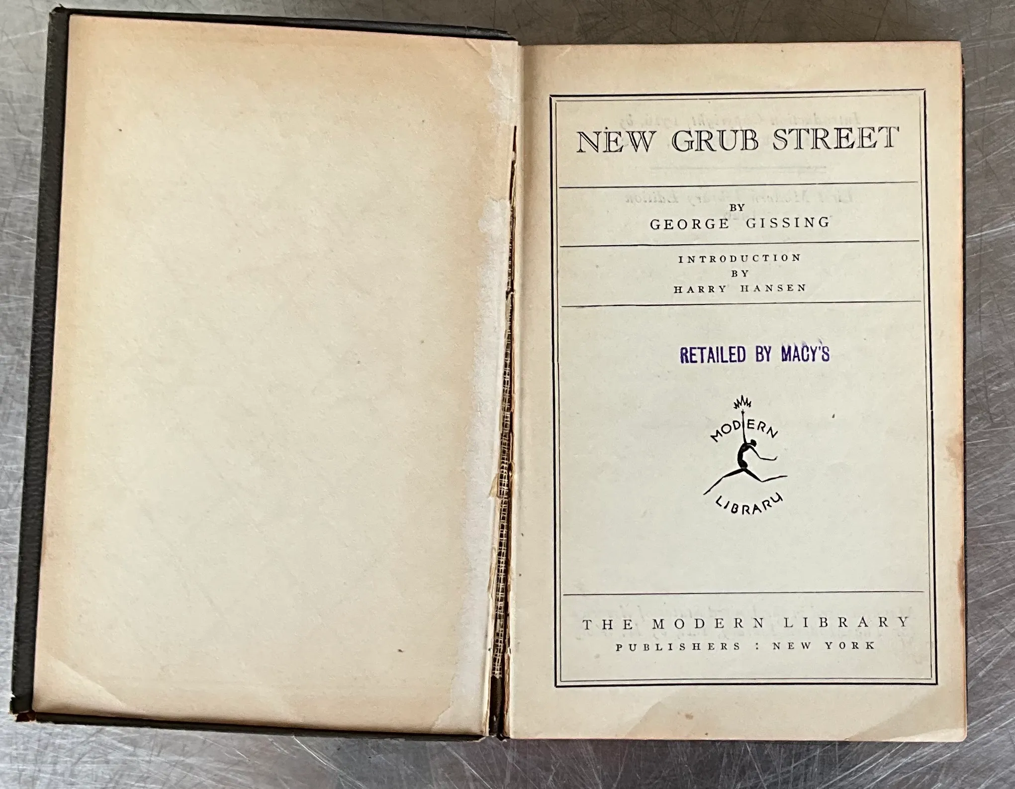 Vintage Regency First Modern Library Edition of New Grub Street — additional photo 6