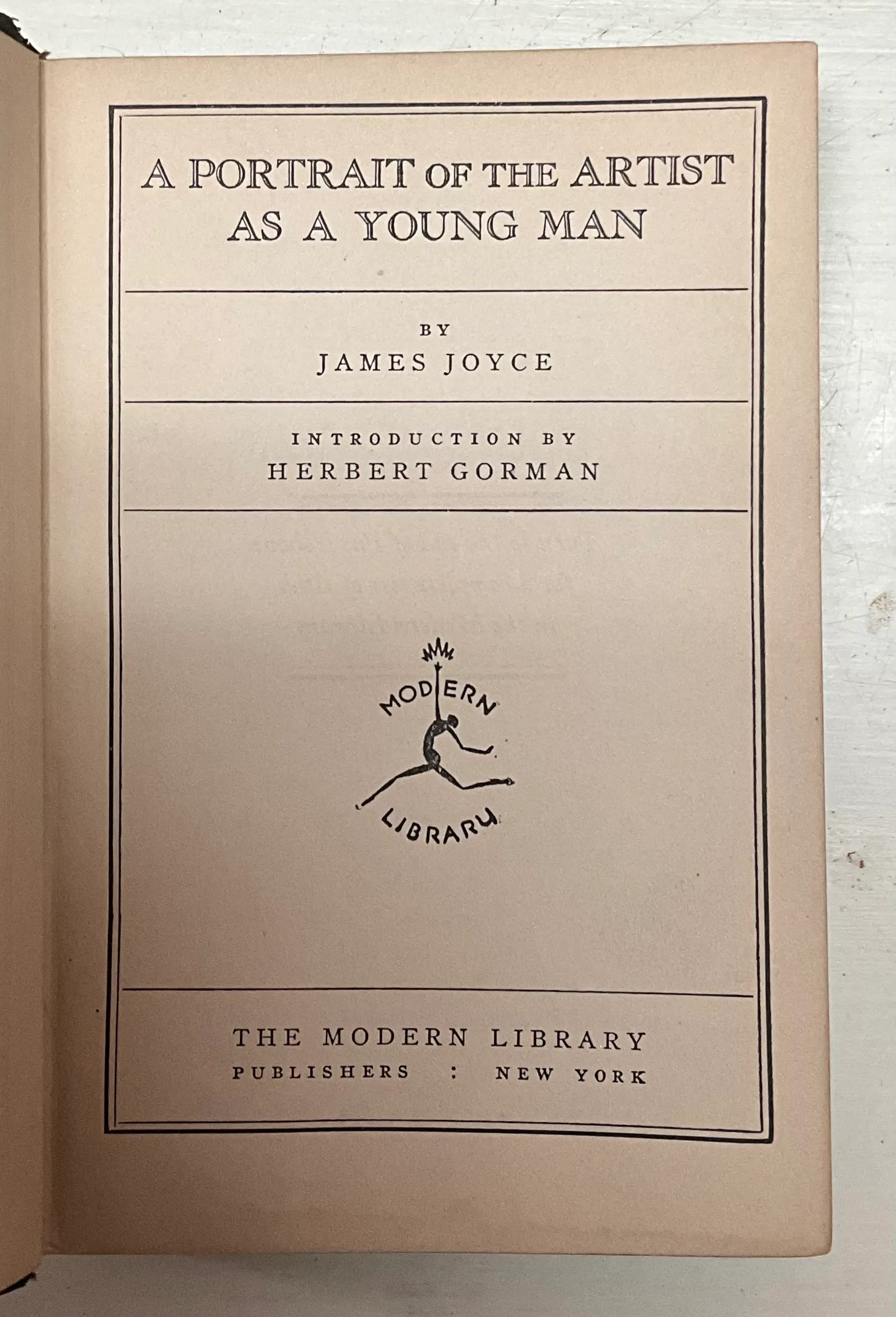 Vintage Regency First Modern Library Edition of A Portrait of The Artist as a Young Man — additional photo 1