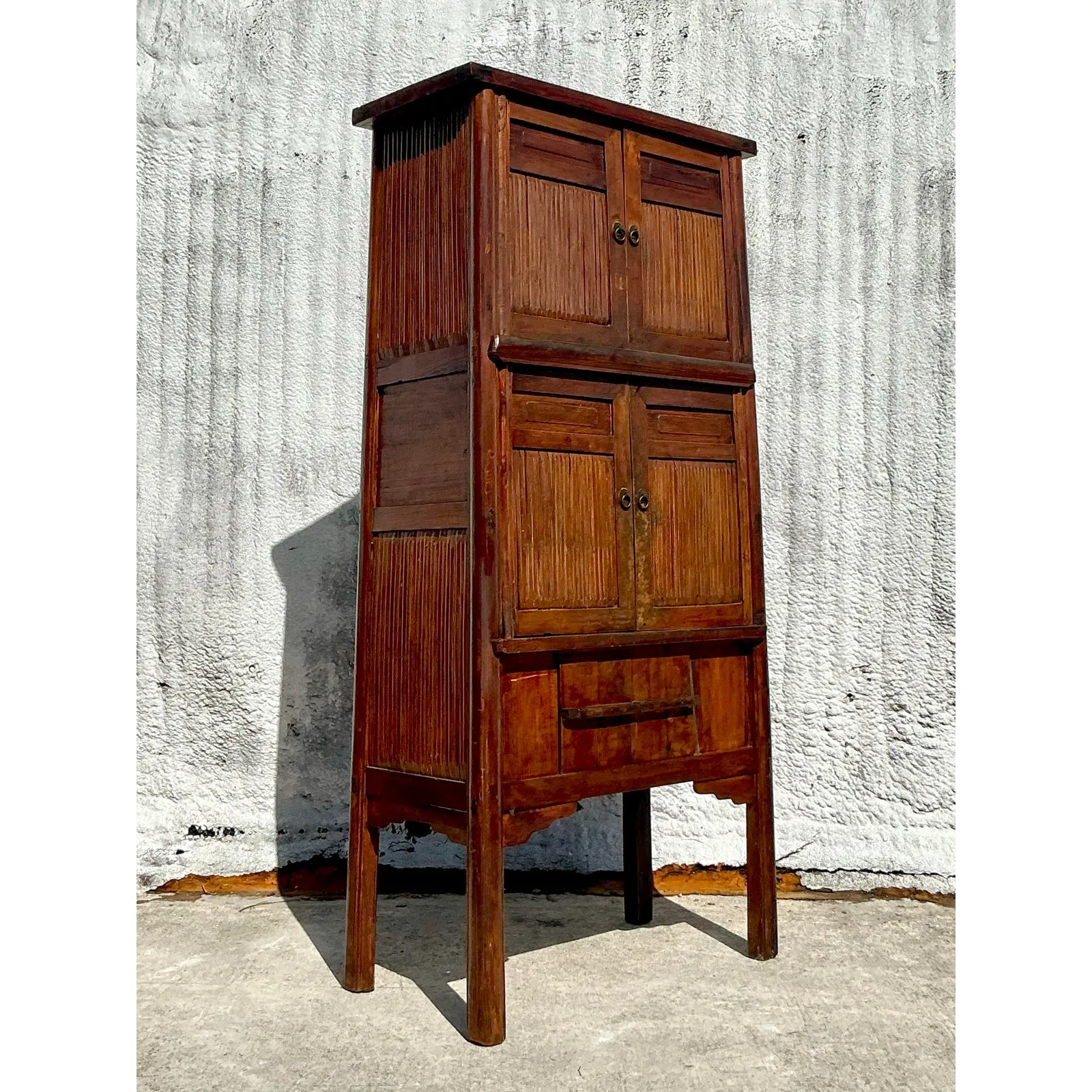 Vintage Boho Teak Tall Cabinet — additional photo 6