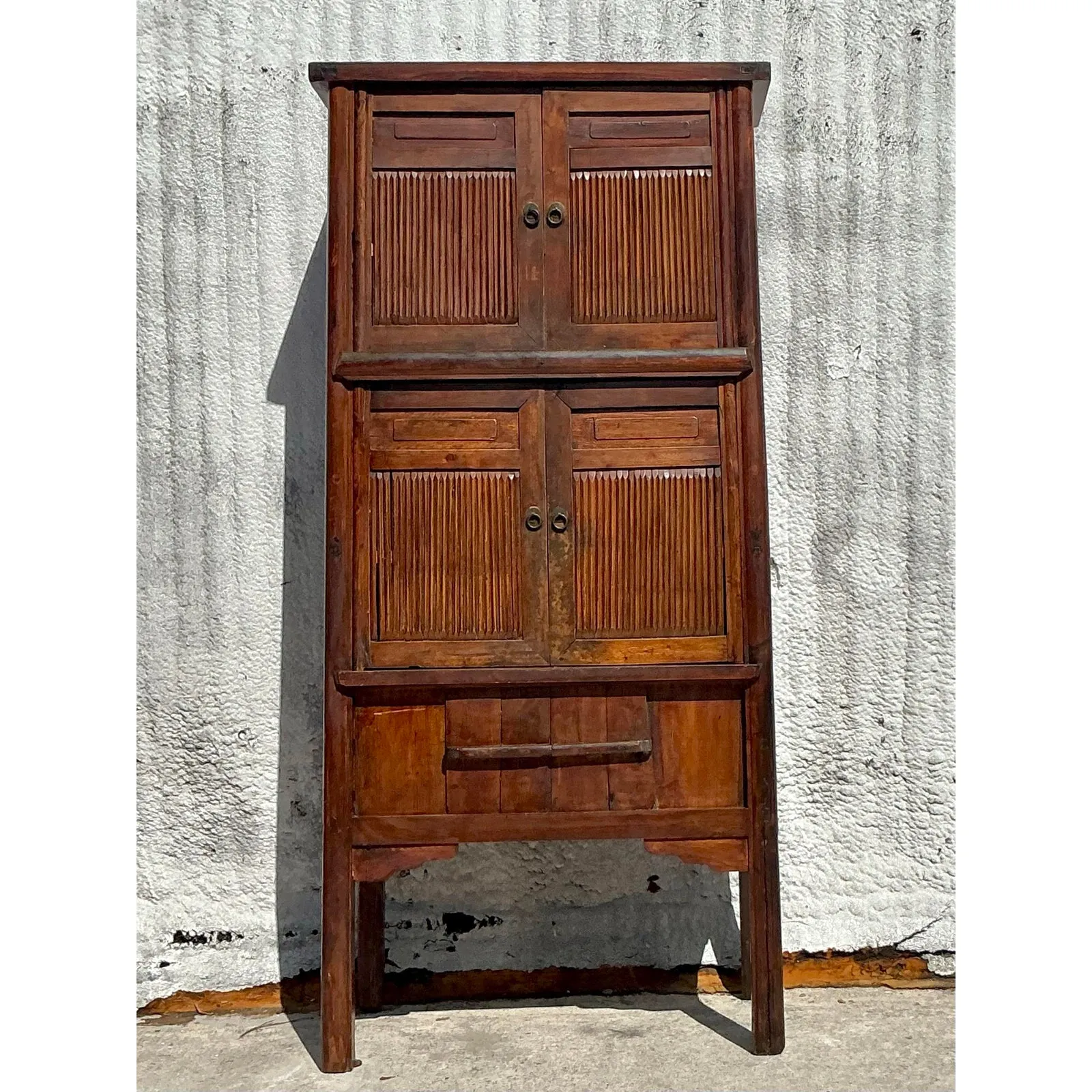 Vintage Boho Teak Tall Cabinet — additional photo 7
