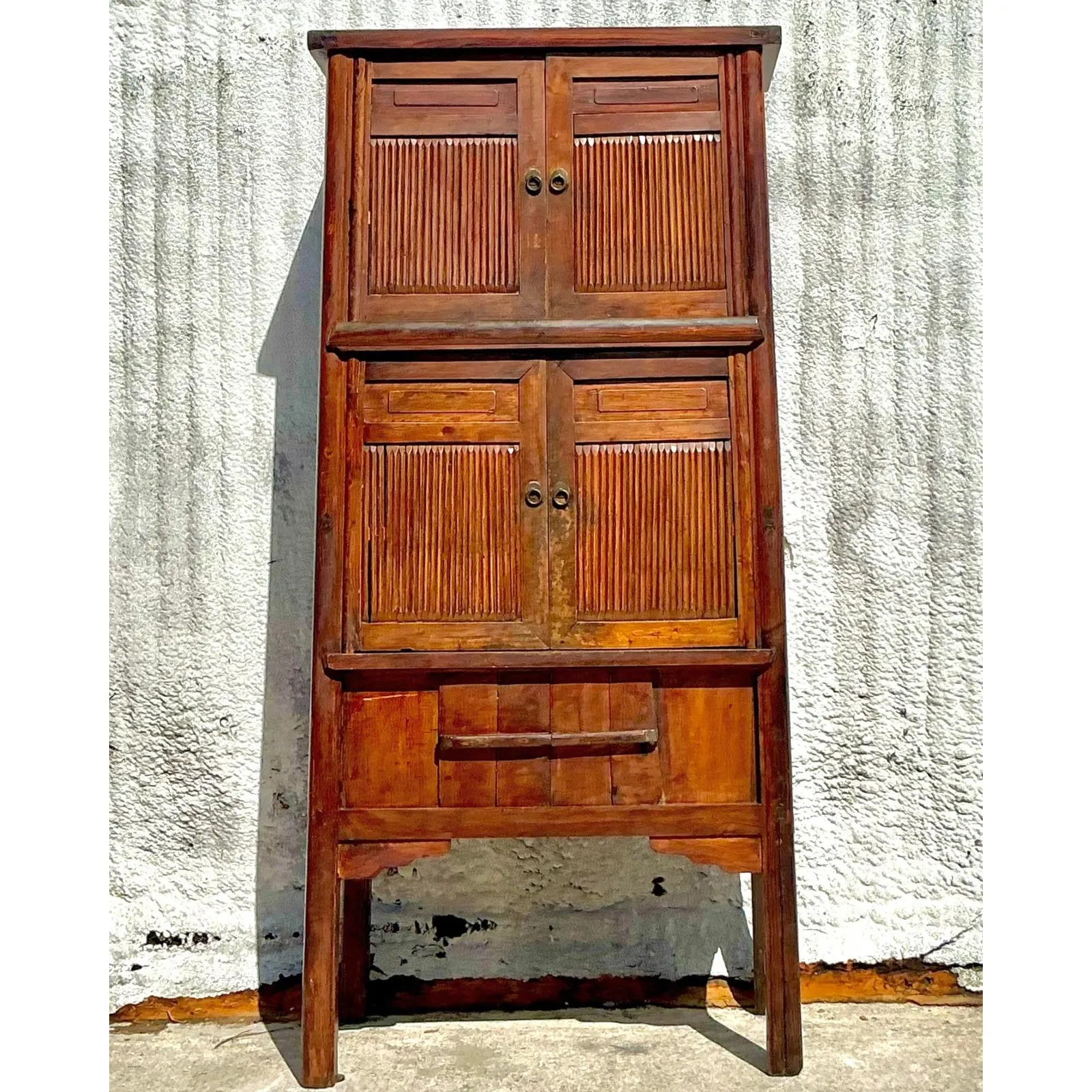 Vintage Boho Teak Tall Cabinet — additional photo 8