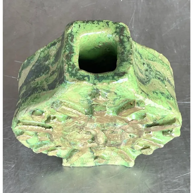 Vintage Boho Original Studio Pottery Face Vase — additional photo 6
