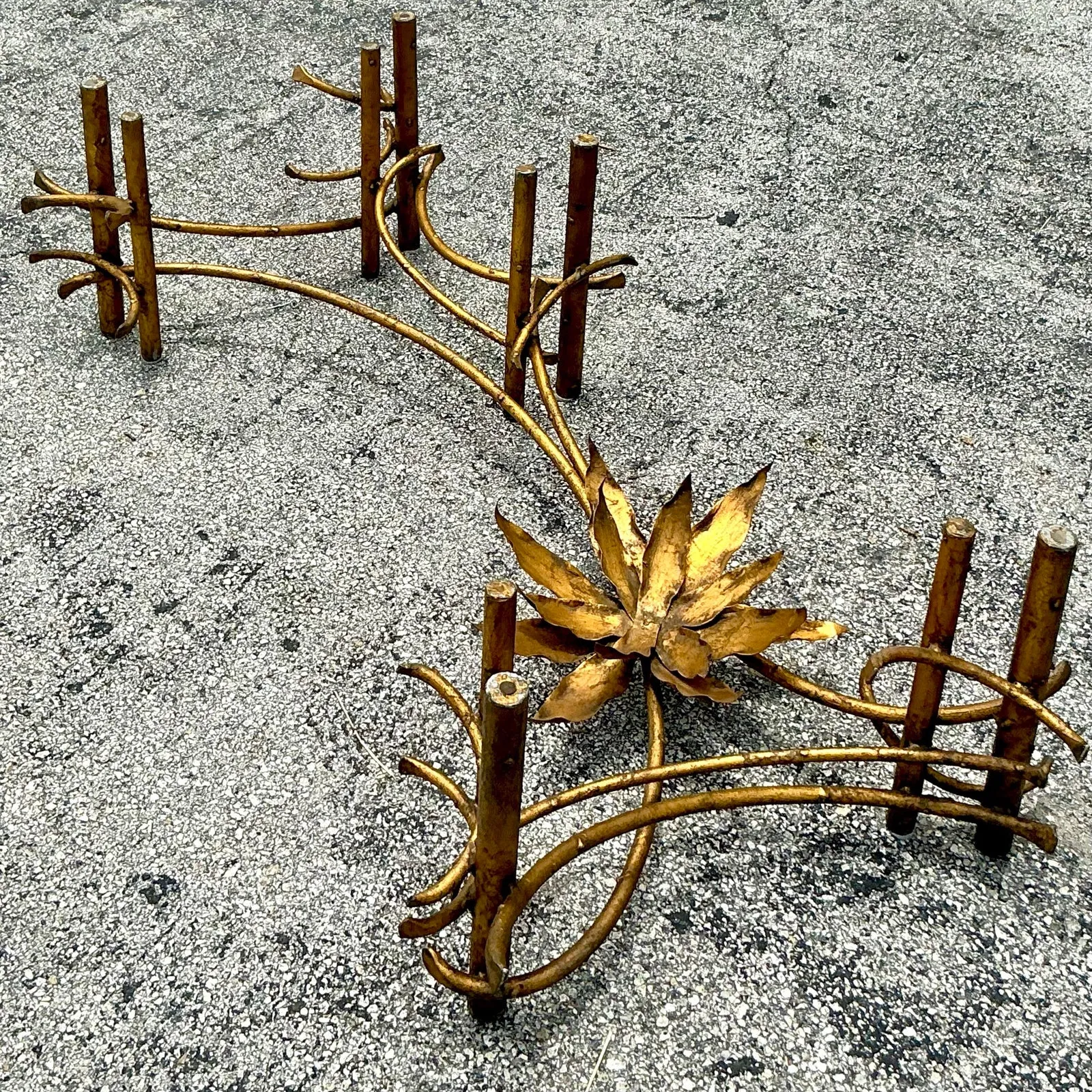 Vintage Boho Lotus Coffee Table After Silas Seandel — additional photo 1
