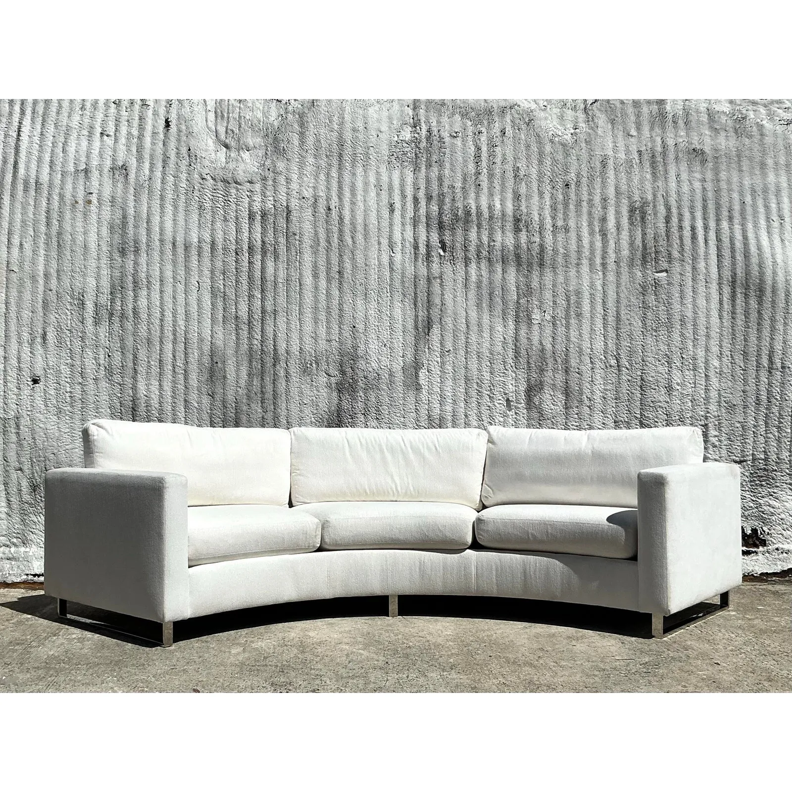 Vintage Boho Milo Baughman for Thayer Coggin Angled Sofa — additional photo 1
