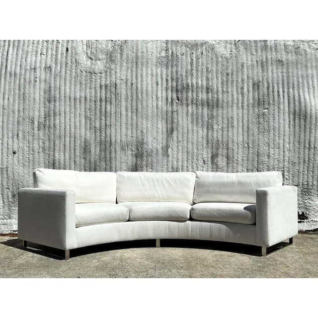 Vintage Boho Milo Baughman for Thayer Coggin Angled Sofa — additional photo 1