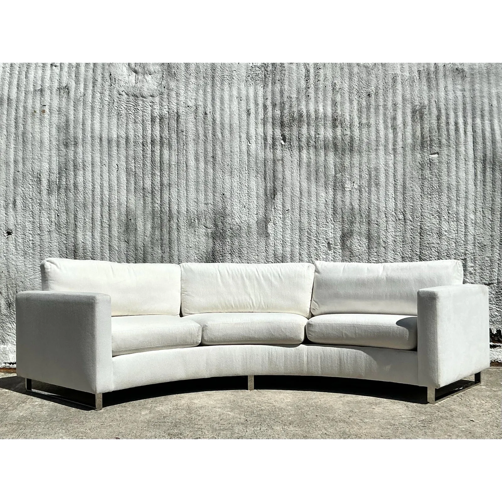 Vintage Boho Milo Baughman for Thayer Coggin Angled Sofa — additional photo 3