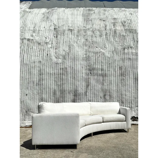 Vintage Boho Milo Baughman for Thayer Coggin Angled Sofa — additional photo 4