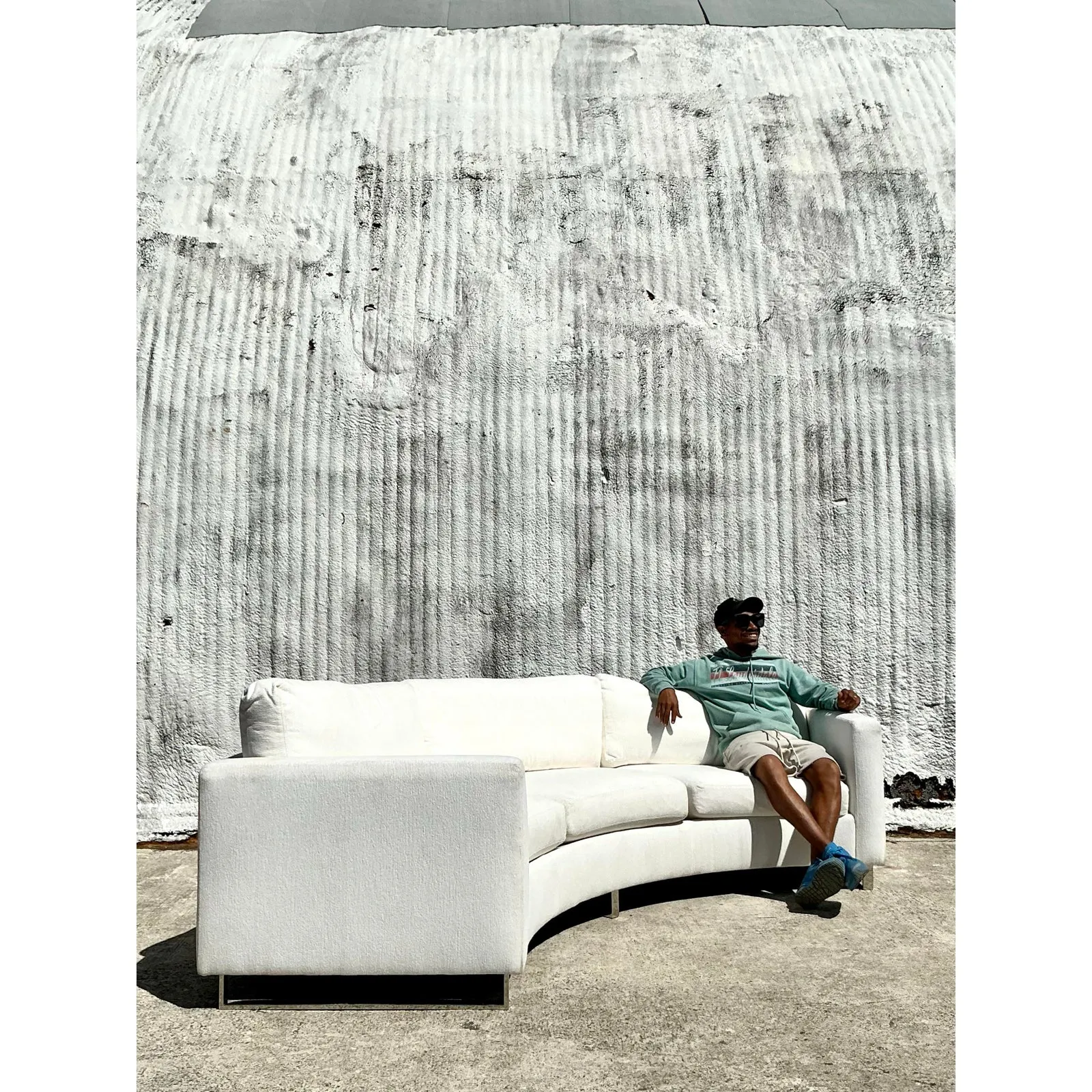 Vintage Boho Milo Baughman for Thayer Coggin Angled Sofa — additional photo 7