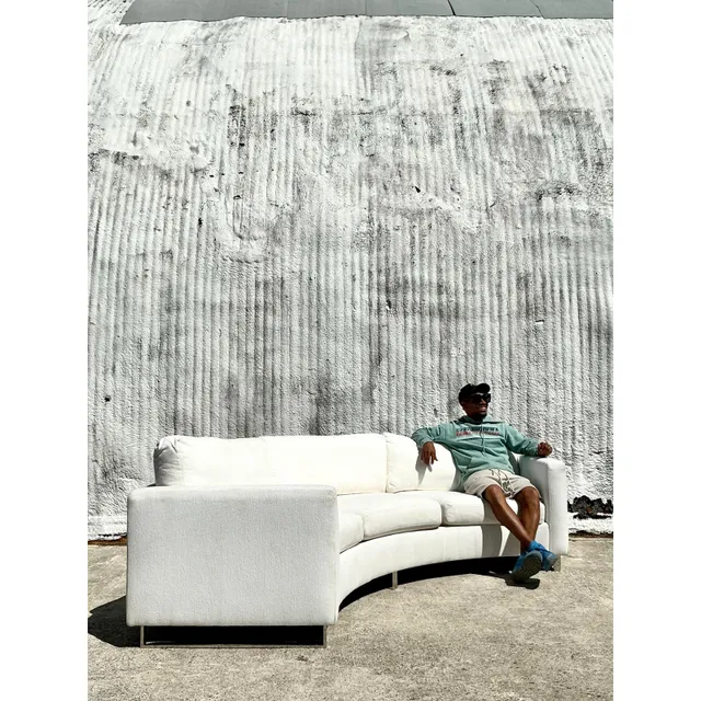 Vintage Boho Milo Baughman for Thayer Coggin Angled Sofa — additional photo 7