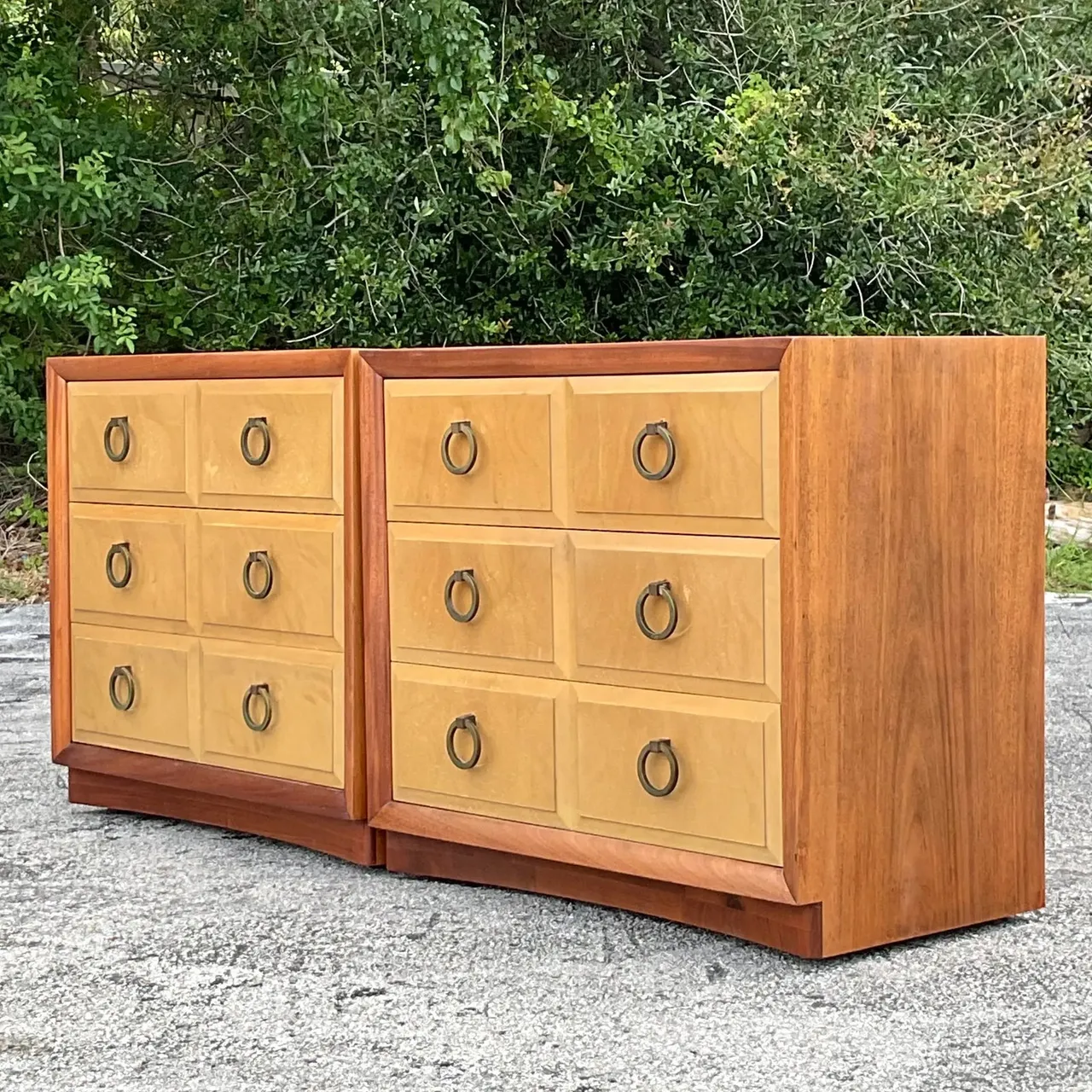 Vintage MCM Robsjohn Gibbings for Widdicomb Chest of Drawers - a Pair
