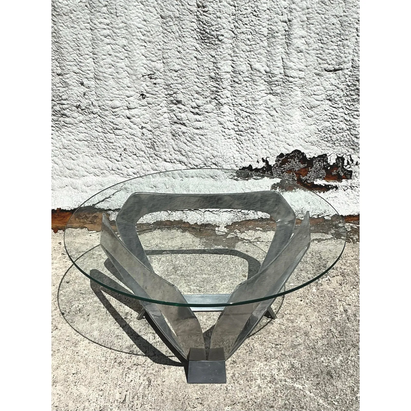 Vintage 1970 Aluminum Coffee Table After Knut Hestergberg — additional photo 5