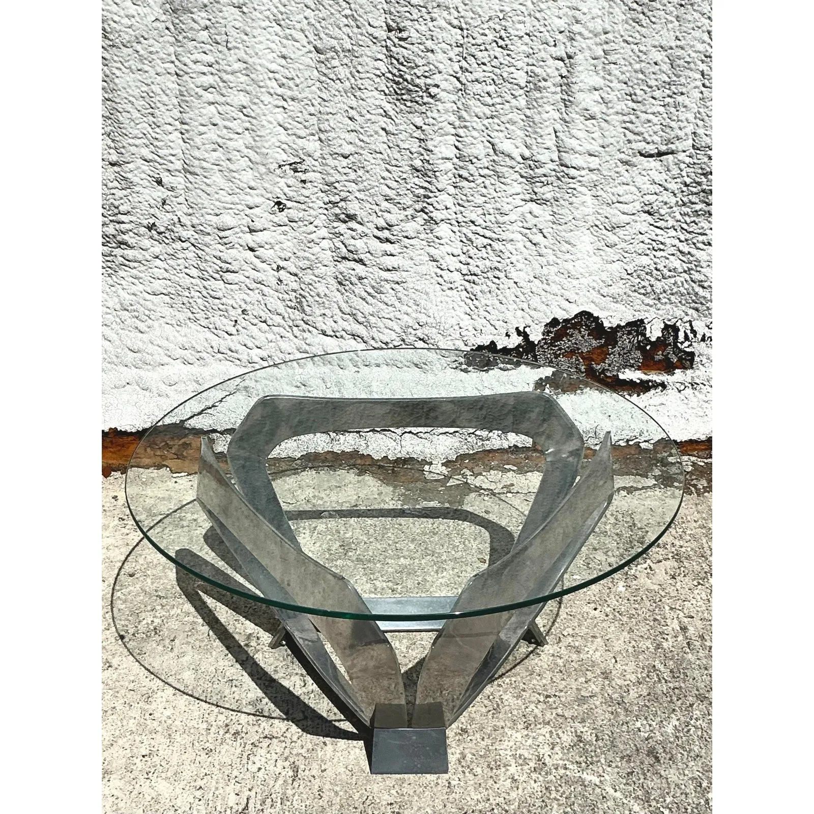Vintage 1970 Aluminum Coffee Table After Knut Hestergberg — additional photo 6