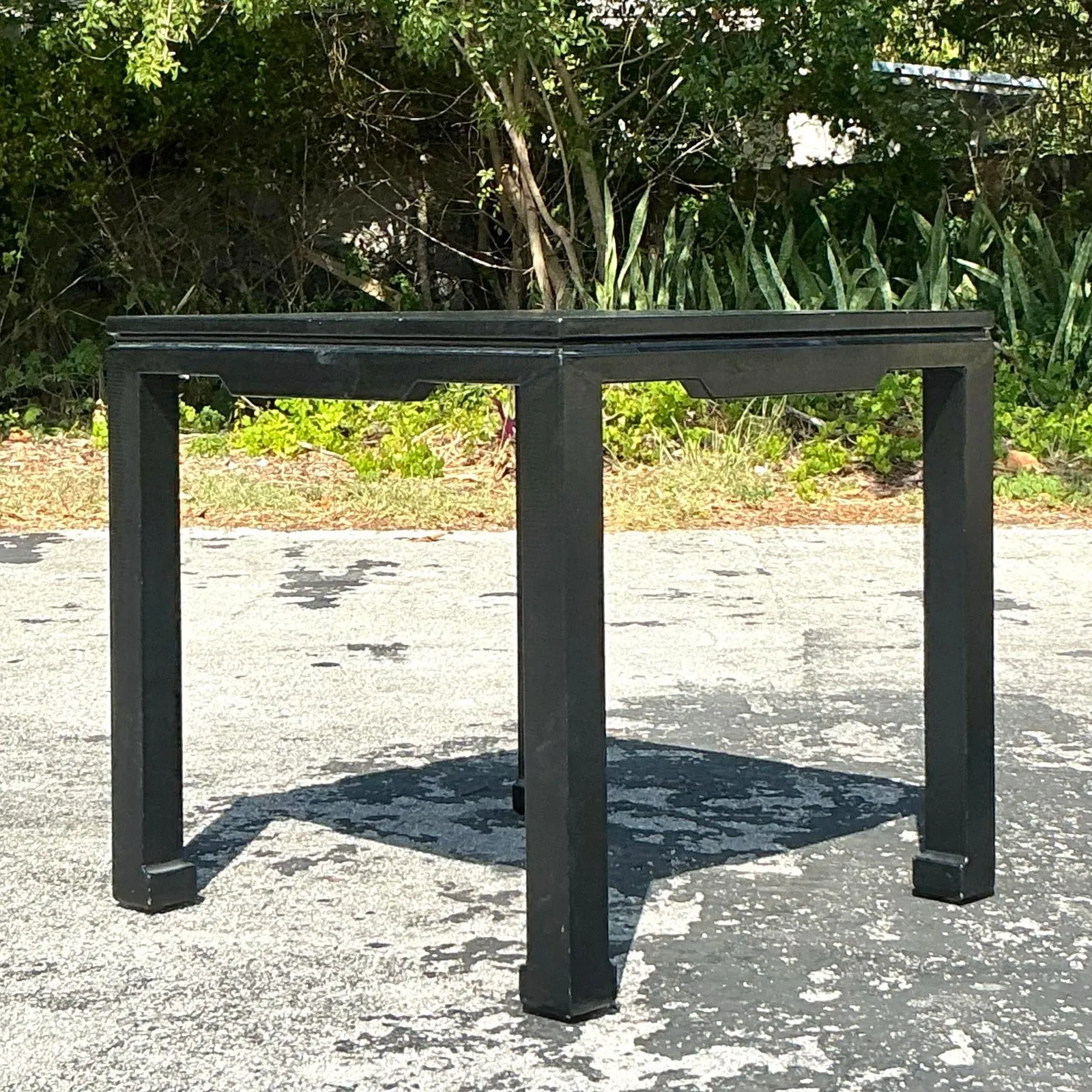 Vintage Boho Faux Lizard Game Table — additional photo 1