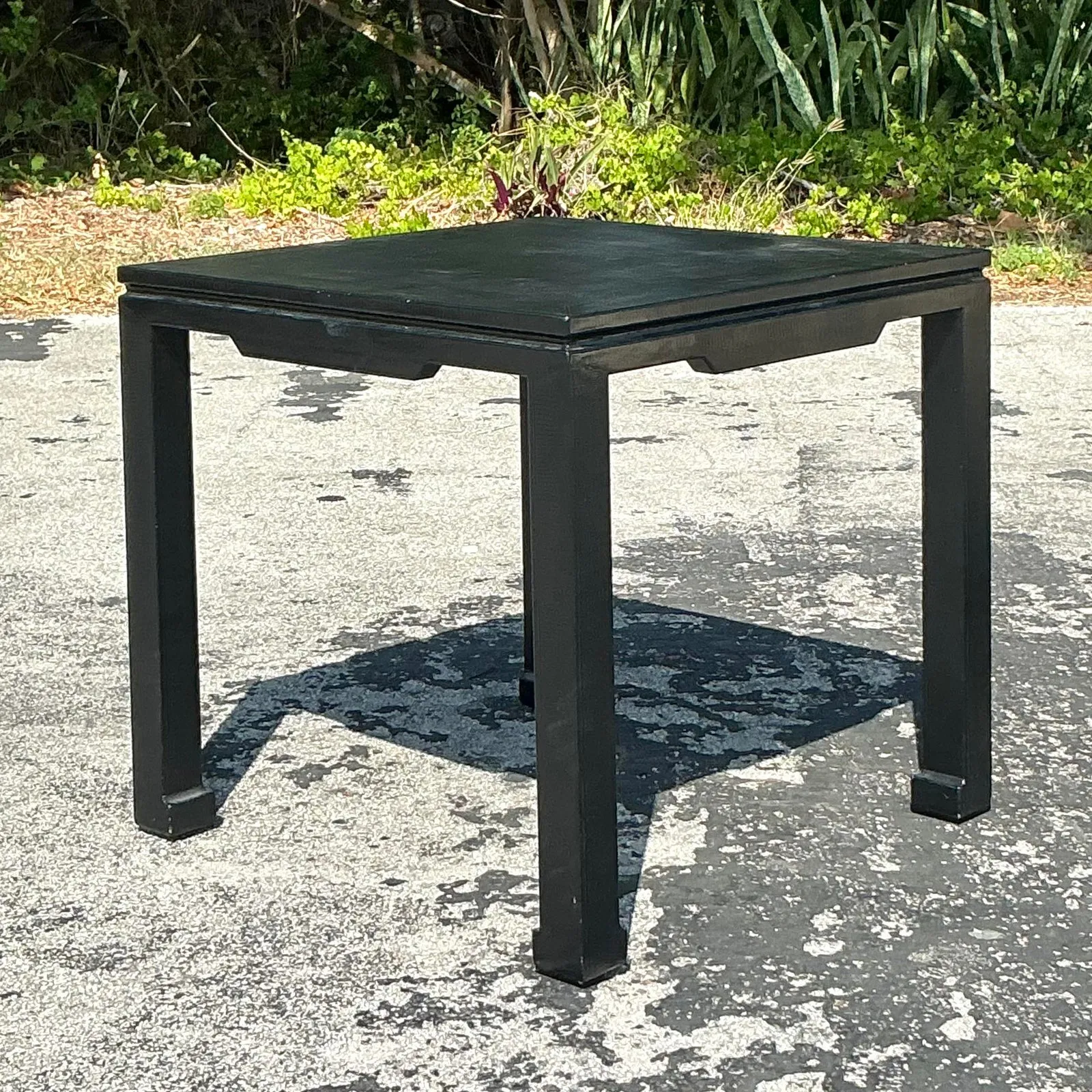 Vintage Boho Faux Lizard Game Table — additional photo 2